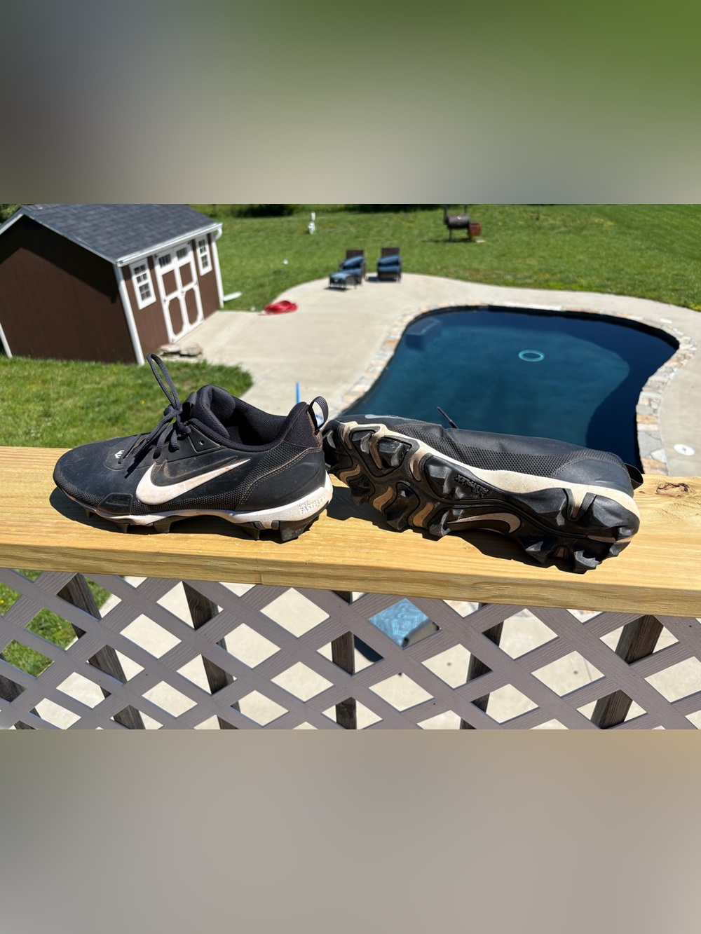 Nike baseball rubber cleat size 10.5